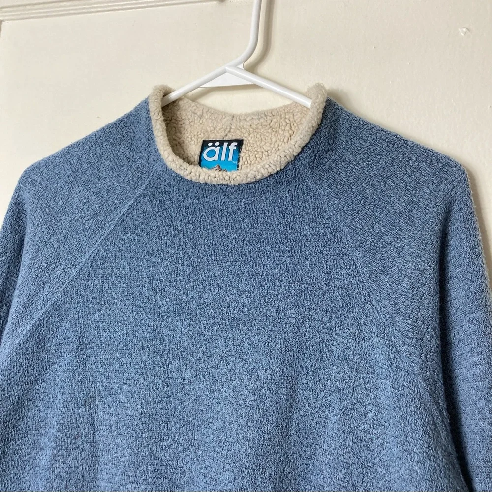 Alf vintage Kuhl blue sweater fleece womens M_3